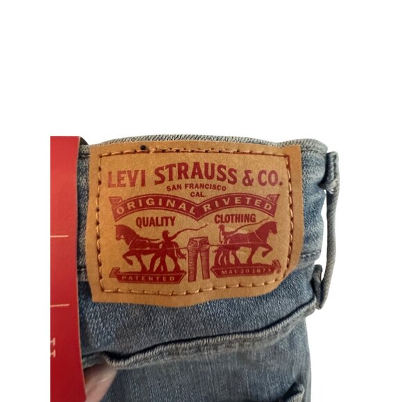 Levis Mid Rise Skinny Womens Jeans Size 12M Medium Wash Denim Stretch - Picture 7 of 7